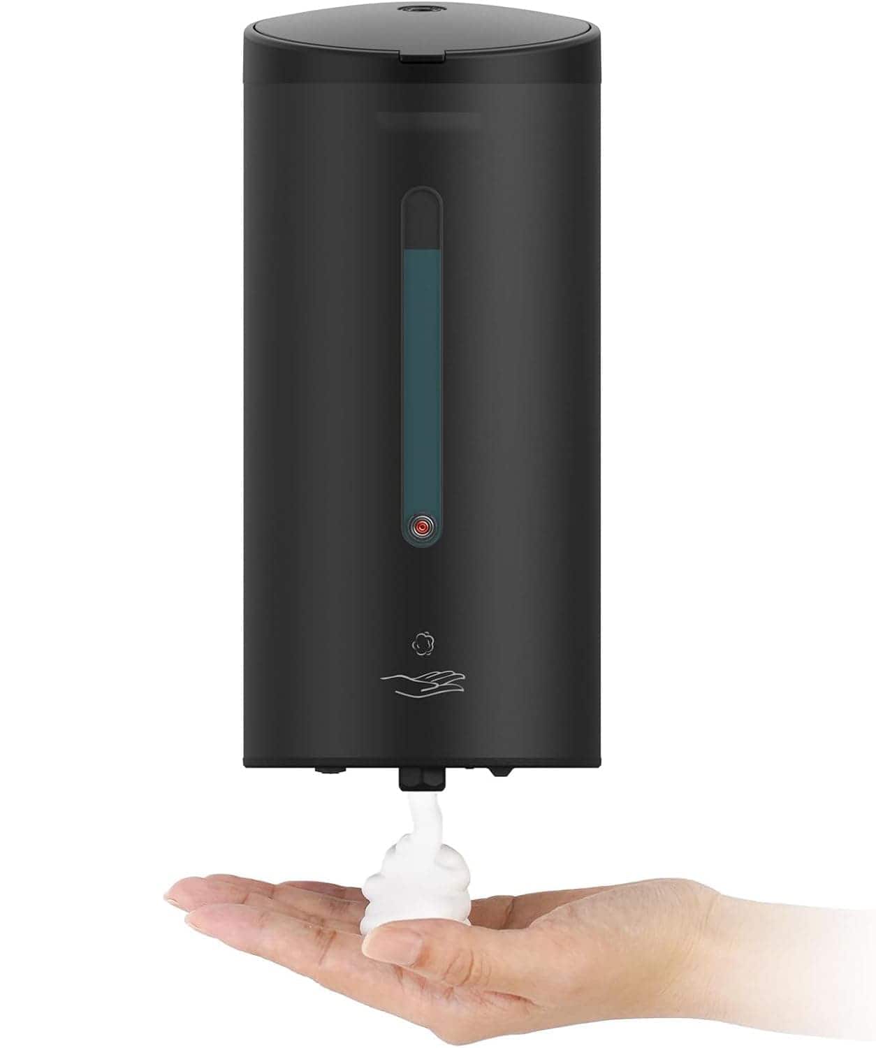 FINEAK - Automatic Foam Soap Dispenser 25 OZ Wall Mount AK1205FA - Matte Black