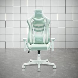 GOODSILO - Ergonomic Fabric Gaming Chair with Adjustable Features for Enhanced Comfort and Support - Mint