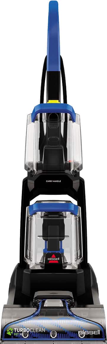 BISSELL - TurboClean Pet XL - Black with Colbalt Blue Accents - Front_Zoom