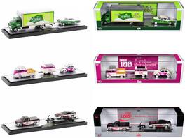 M2 - Auto Haulers "Soda" Set of 3 pieces Release 26 Limited Edition to 9600 pieces Worldwide 1/64 - Green, Pink, Red
