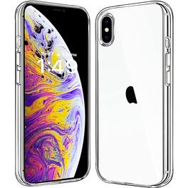 Entronix - Slim Case for iPhone XS Max - Hard Back Protection - Clear