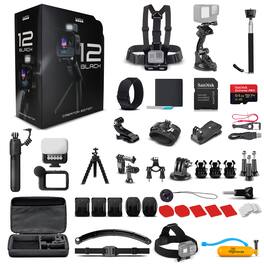 GoPro - HERO12 Creator Edition - Action Camera + 64GB + 50 Piece Accessory Kit