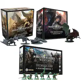 Steamforged - Games Monster Hunter World Wildspire Waste Core Board Game Bundle