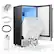 Front. Coolski - Coolski 15’’W Under Counter Ice Maker, Commercial Ice Machine 80 LBS/Day with 25 LBS Storage - Silver.