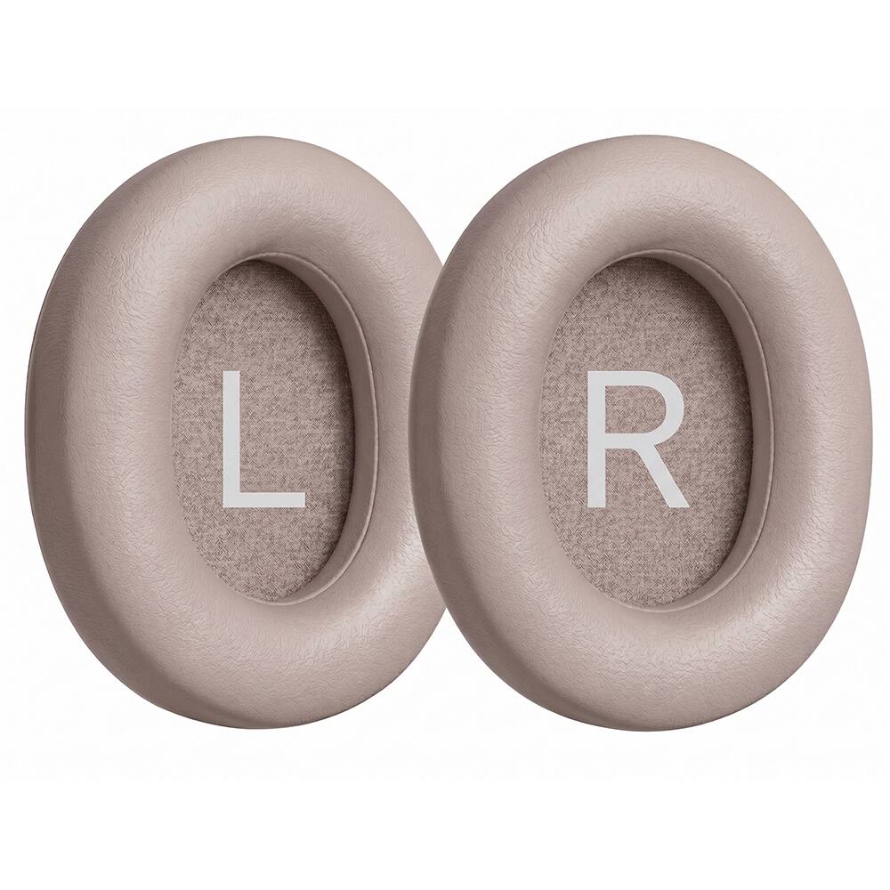 Alt View 5. Bose - QuietComfort Wireless Over-Ear Bluetooth Headphones + Extra Earpads & Guide - Sandstone.