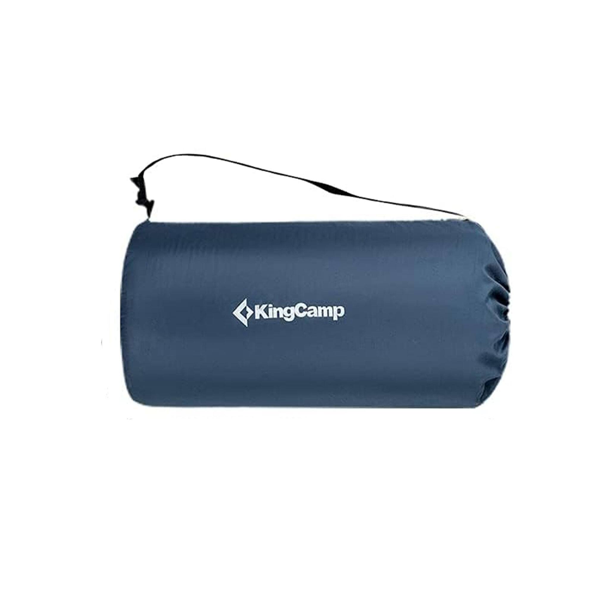 Alt View 10. KingCamp - KingCamp 2 Person Self Inflating Double Air Sleeping Pad, Light Gray/Charcoal - Light Gray/Charcoal.