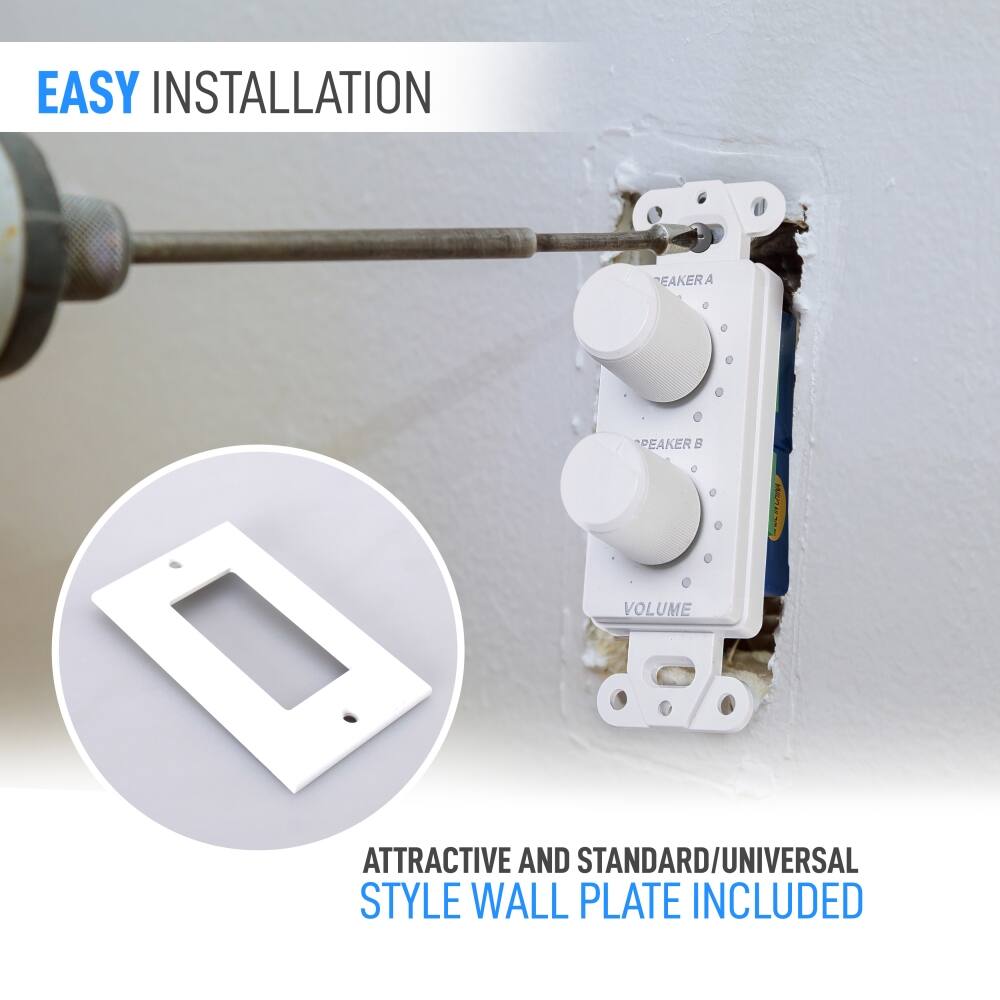EASY INSTALLATION

ATTRACTION AND STANDARD/UNIVERSAL STYLE WALL PLATE INCLUDED