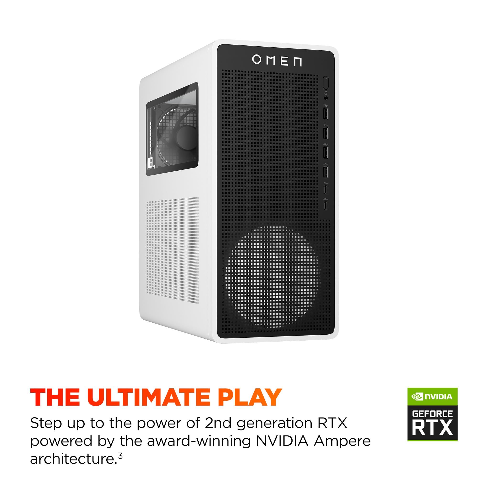 THE ULTIMATE PLAY

Step up to the power of 2nd generation RTX powered by the award-winning NVIDIA Ampere architecture.³

NVIDIA GEFORCE RTX