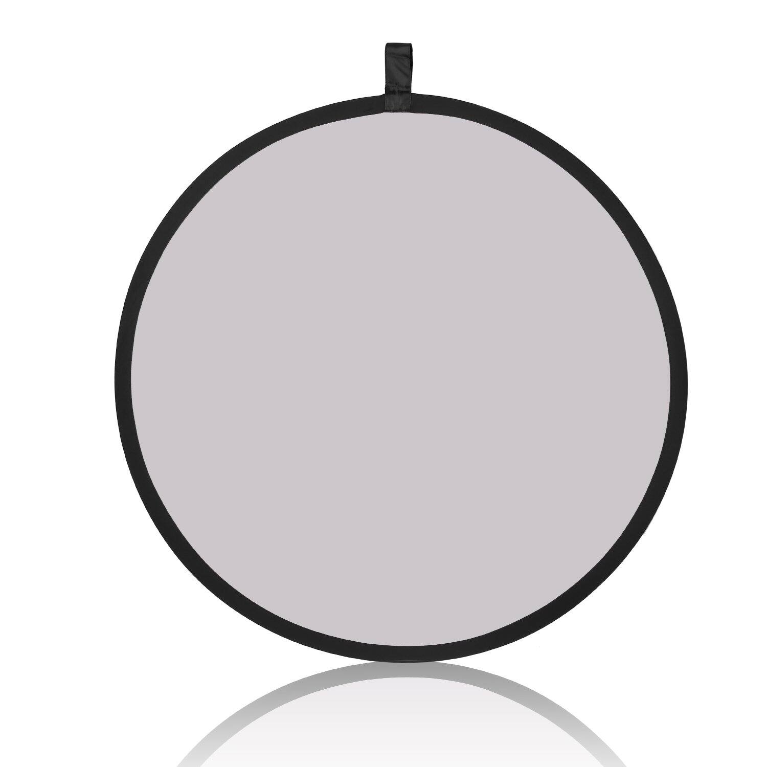 Alt View 4. Neewer - 22" 5-in-1 Collapsible Light Reflector - Silver, Gold, White, Black & Translucent Disc Kit.