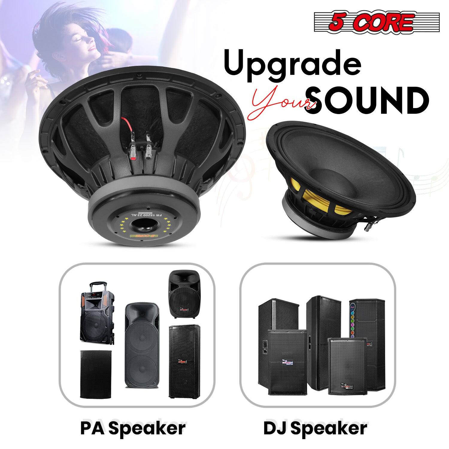 5 CORE Upgrade Your SOUND : PA Speaker DJ Speaker