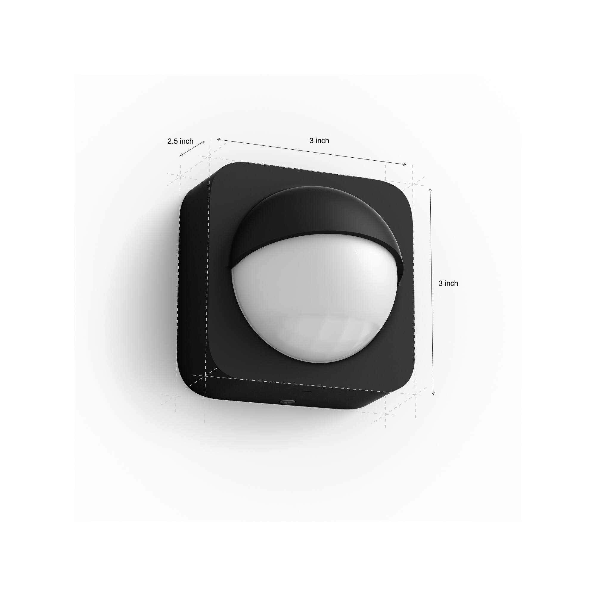Alt View 19. Philips - Hue Outdoor Motion Sensor - Black And White.