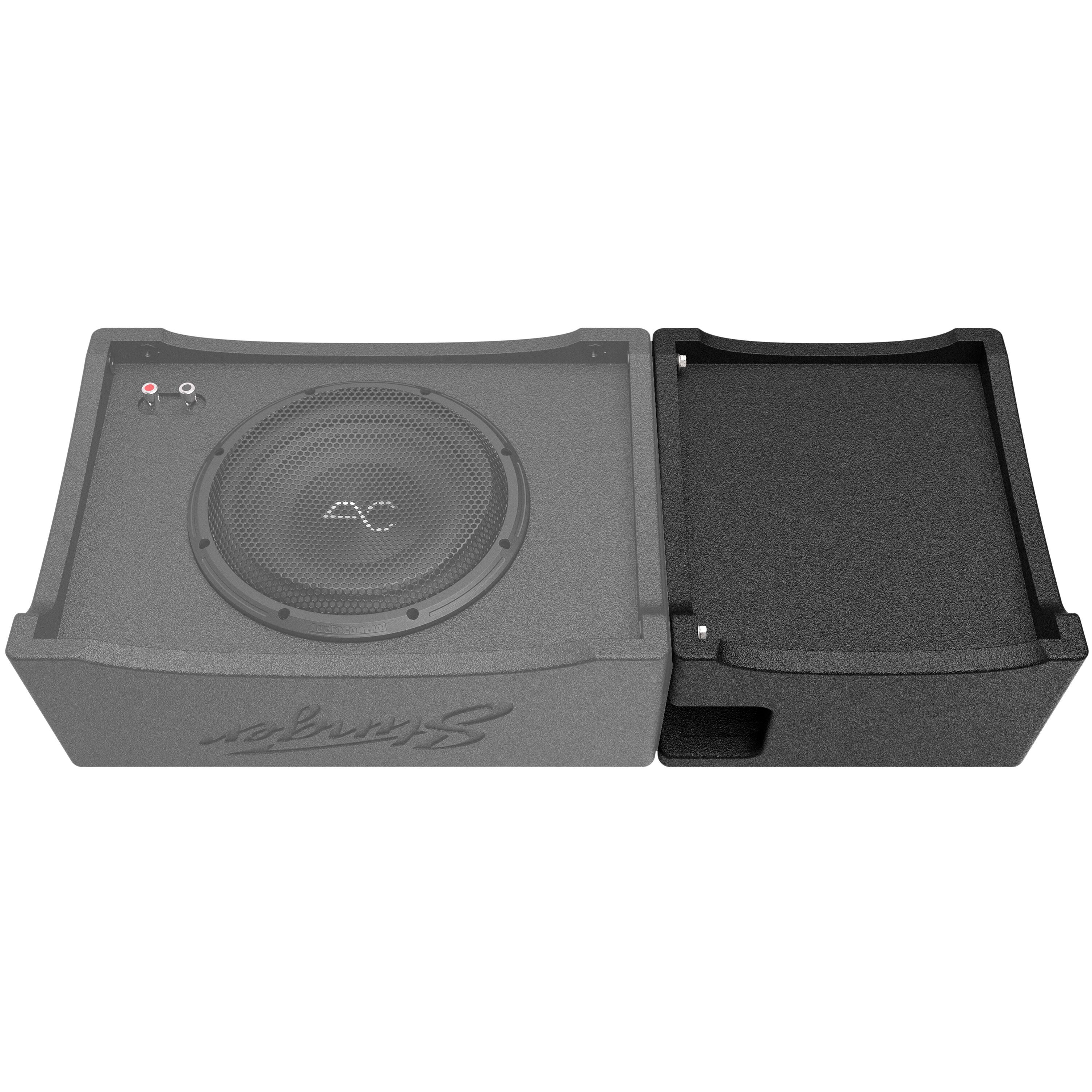 Alt View 24. AudioControl - Add-On Extension Port for 10” Dual-Voice-Coil 2-Ohm Loaded Subwoofer Enclosure - Black.