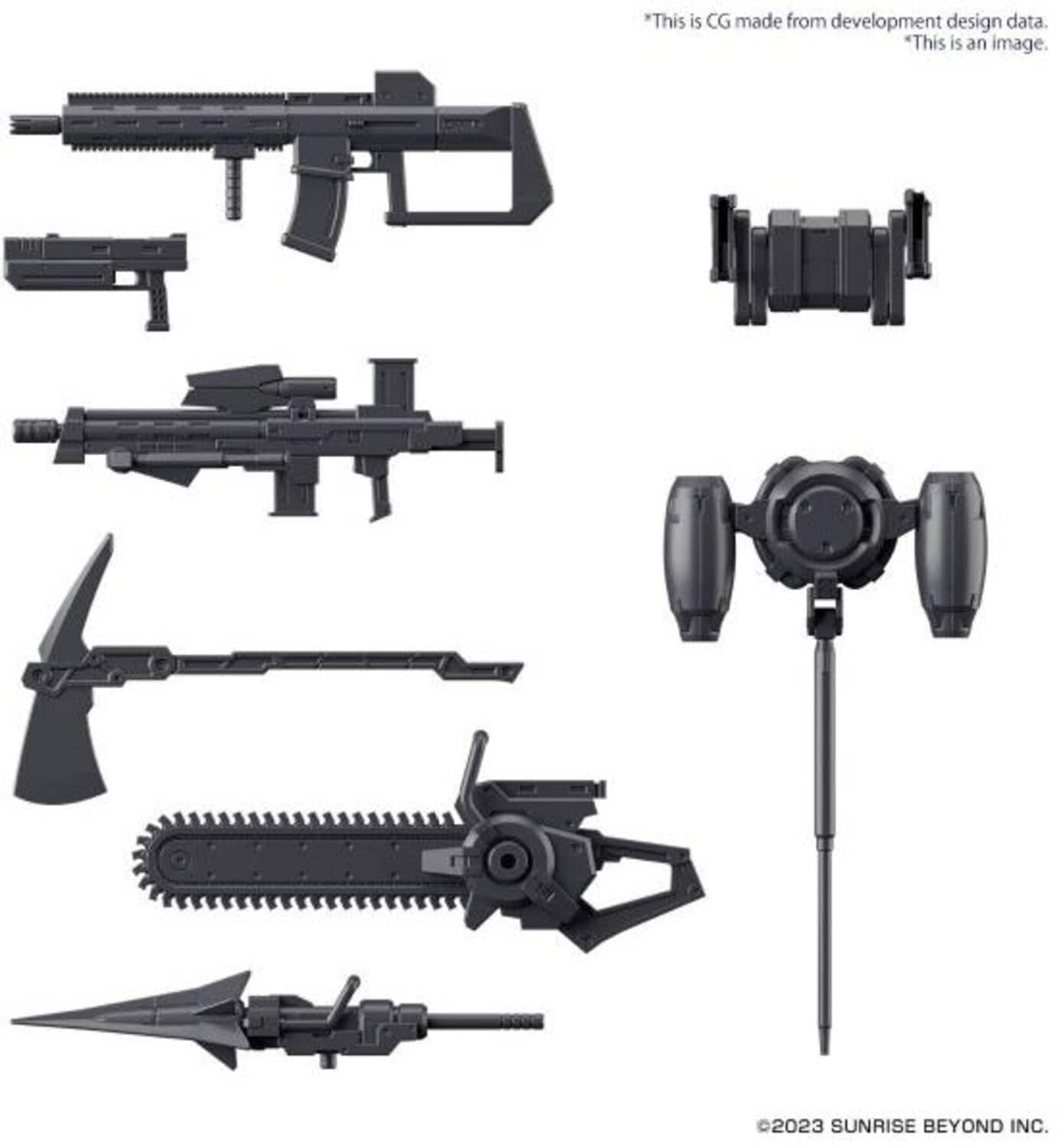 Bandai - Hobby - AMAIM Warrior at the Borderline - HG - 1/72 Weapon Set 6 - COLLECTIBLES - Multicolor