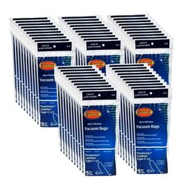 EnviroCare - 250 Pack 1 Case (50pkgs) Type C-13 Canister Anti-Allergen Vacuum Cleaner Bags AMC-S5EP – Part 818
