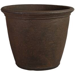 Sunnydaze - 20 in Anjelica Dual-Wall Polyresin Planter - Sable