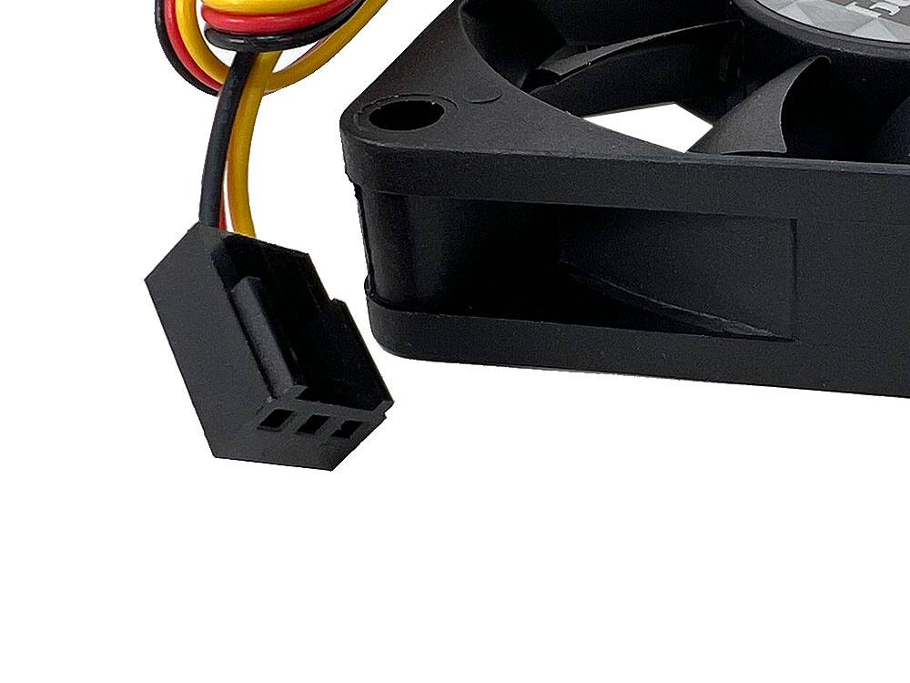 Alt View 2. Bluegears - b-Blaster 70 2 ball bearing 4500 RPM DC Fan with Excellent Airflow of up to 48 CFM - black.