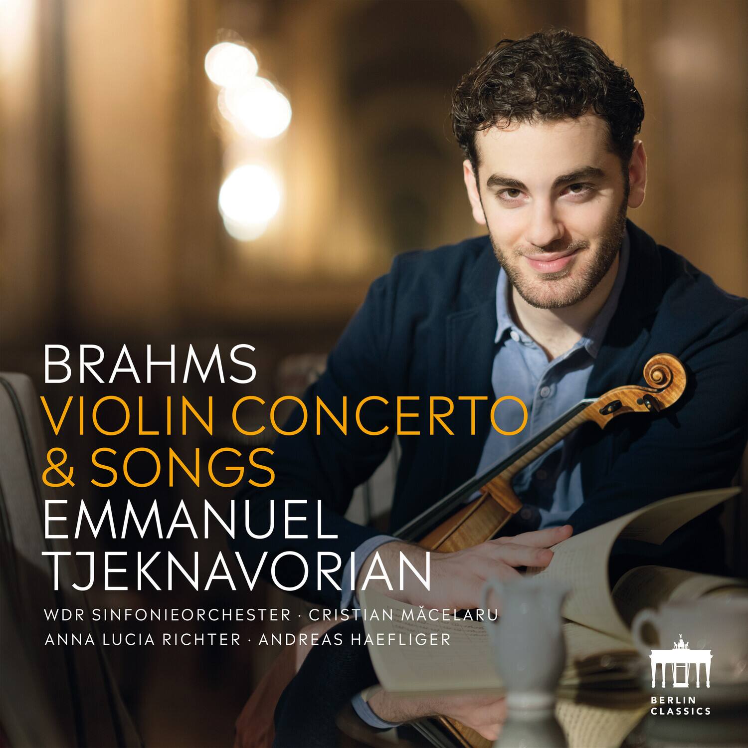 Tjeknavorian Haefliger Richter Wdr Sinfonieorchester - Violin Concerto & Songs   - COMPACT DISCS [CD]