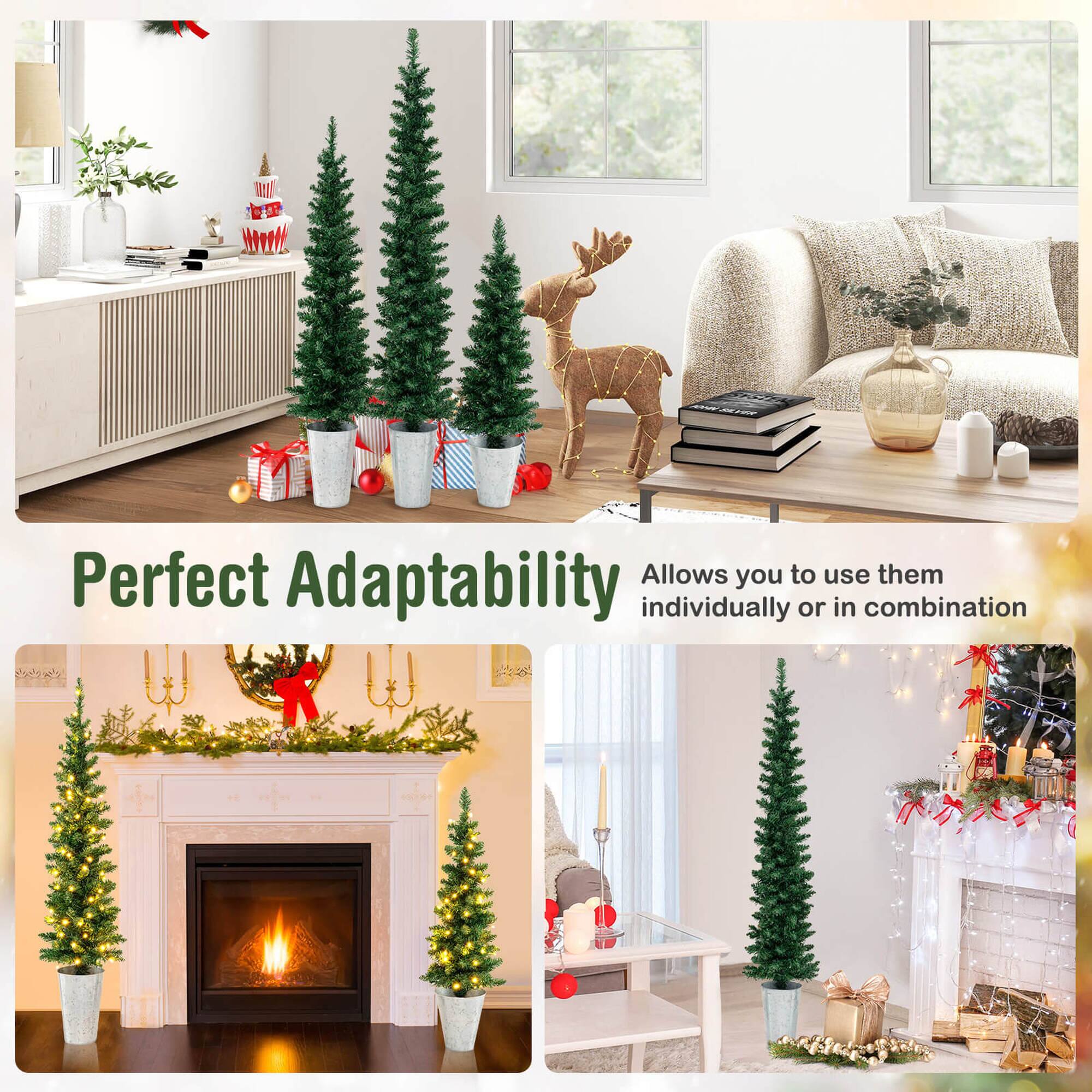 Perfect Adaptability  
Allows you to use them individually or in combination