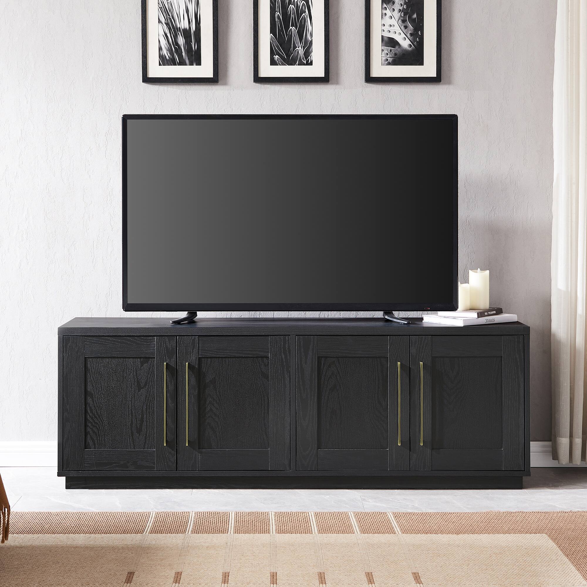 Front Zoom. Camden&Wells - Cove TV Stand for Most TVs up to 75" - Obsidian.