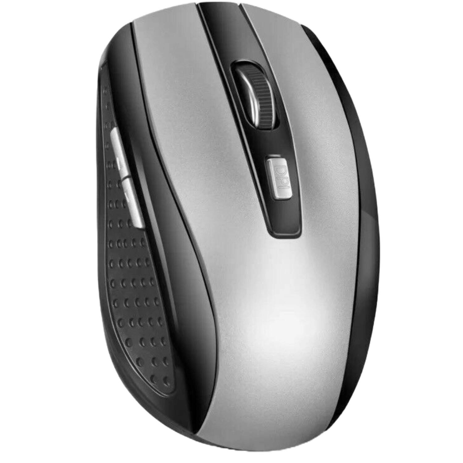 Left. Sanoxy - Sanoxy 2.4GHz Wireless Optical Mouse Mice & USB Receiver For PC Laptop Computer DPI Gray - Gray.