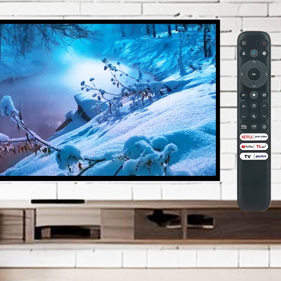 VINABTY New RC813 FMBG Voice Replaced Remote Control Fits for TCL TV ...