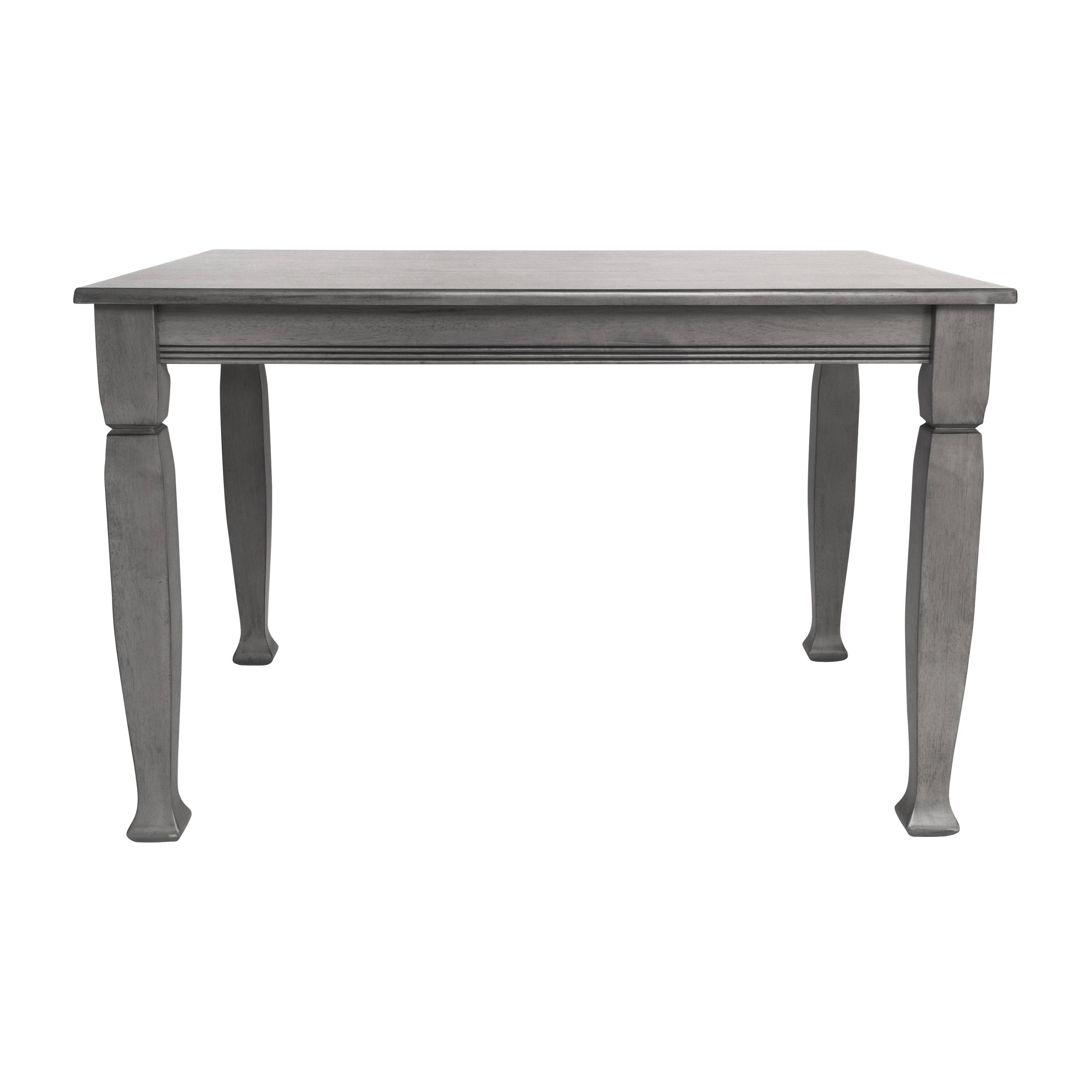 Alt View 8. Emma + Oliver - Milford Wooden Dining Table with Turned Wooden Legs - Antique Gray.