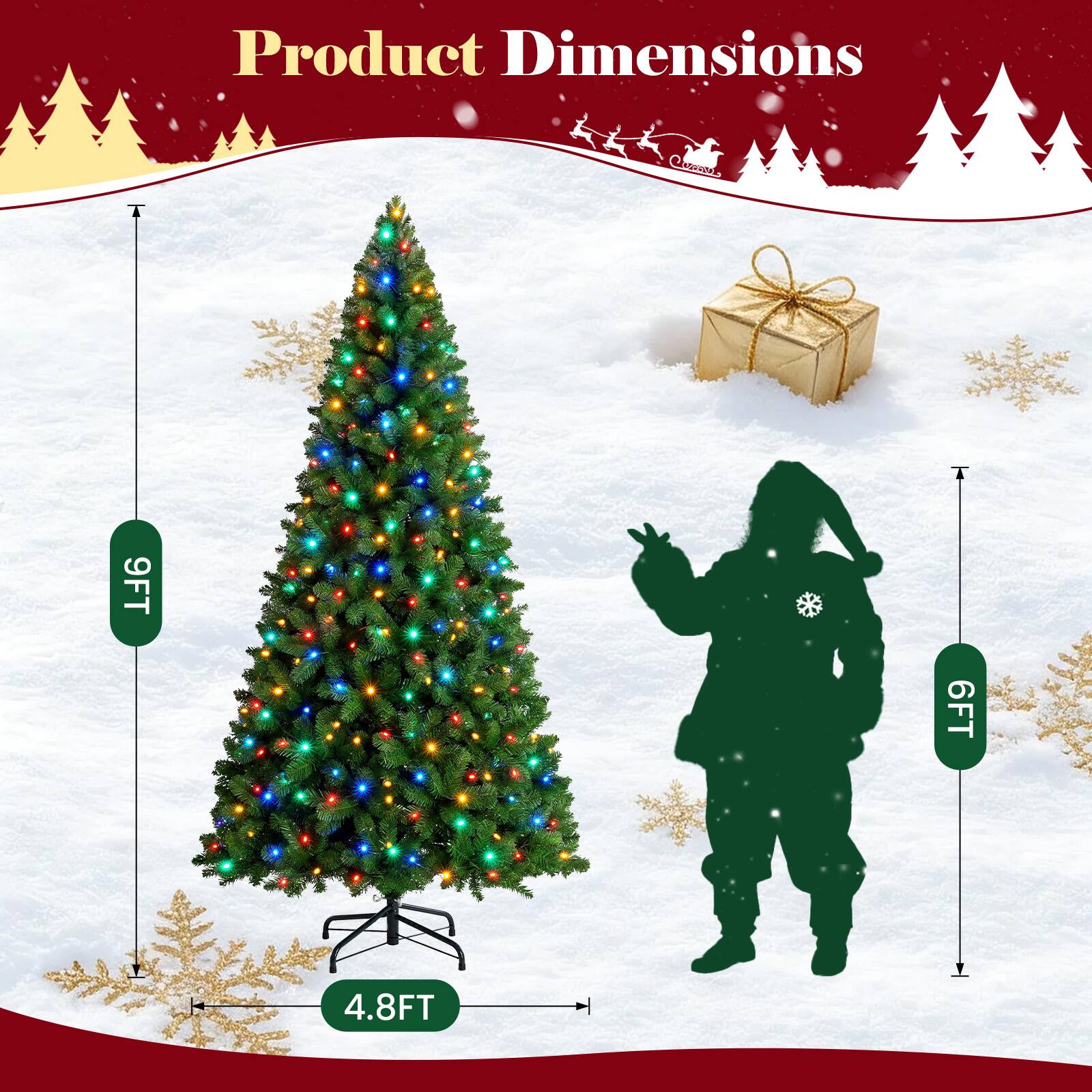 Product Dimensions  
Cocase  
9FT  
6FT  
4.8FT