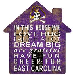 Fan Creations - ECU Pirates 12'' Team House Sign - Multicolor