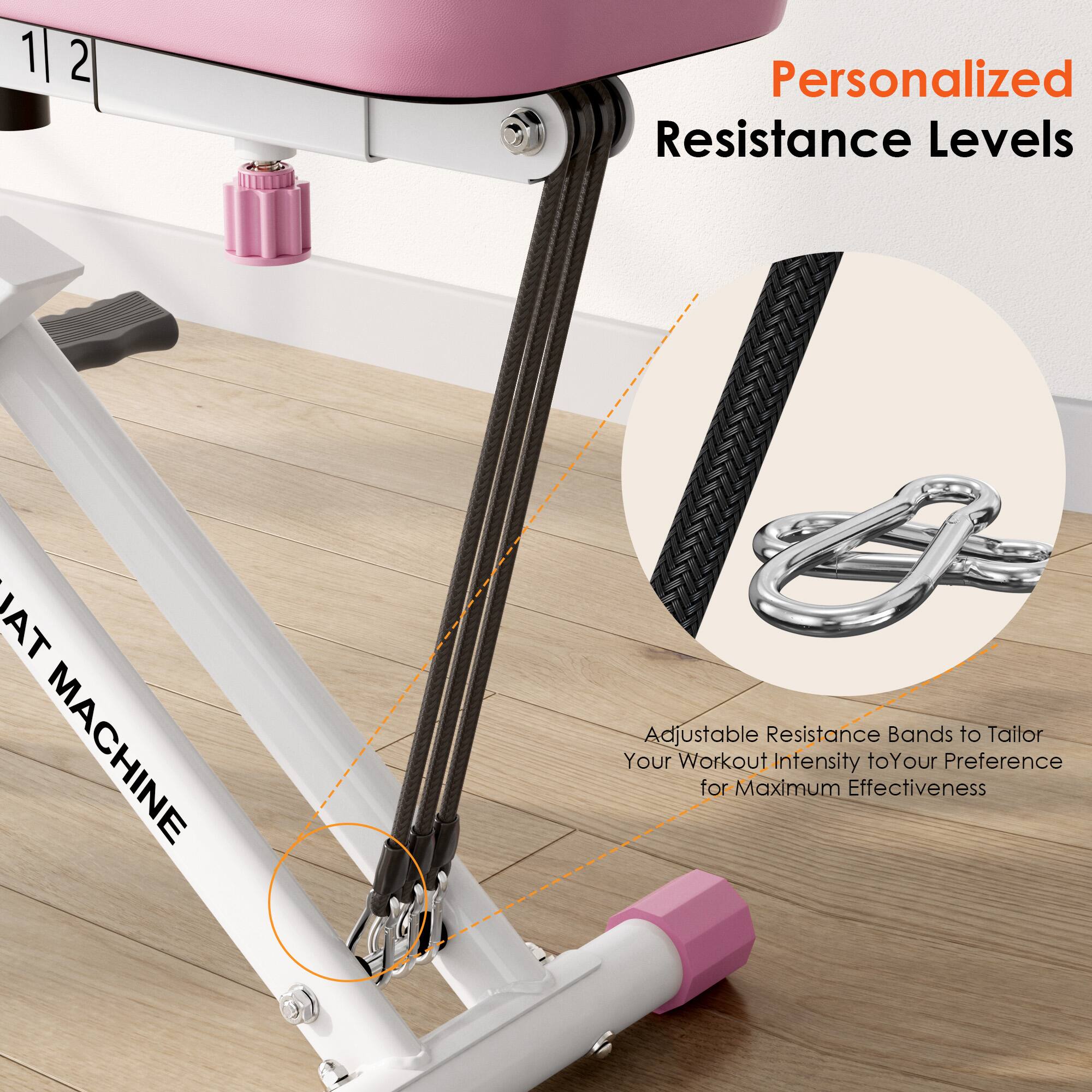 1 2 Personalized Resistance Levels AT MACHINE Adjustable Resistance Bands to Tailor Your Workout Intensity to Your Preference for Maximum Effectiveness