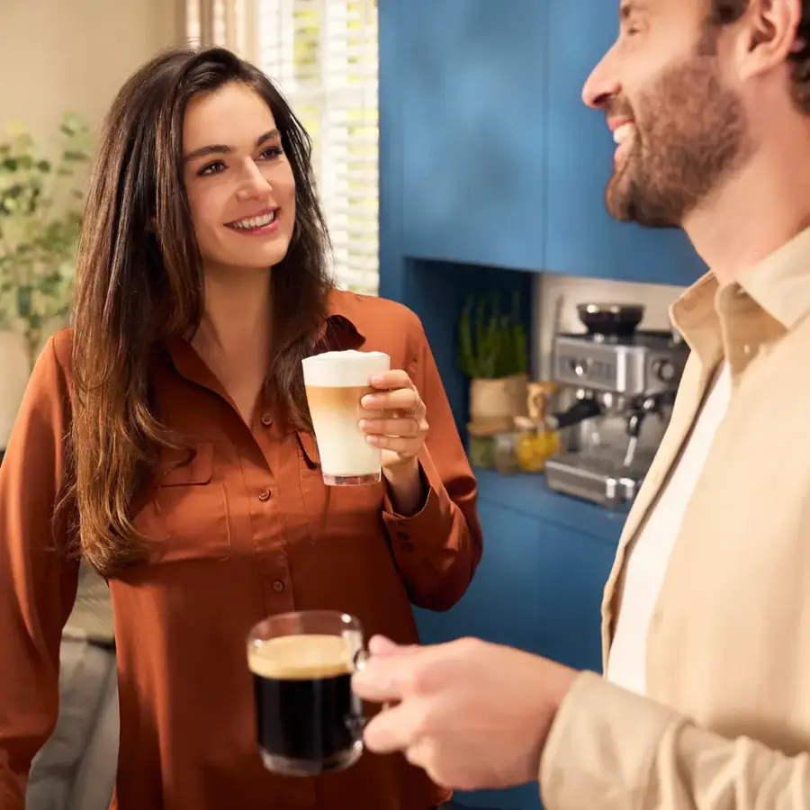 Alt View 9. Philips - Philips 3300 Fully Automatic Espresso and Coffee Machine with LatteGo Milk Frother, Black and Chrome - Black/Silver.