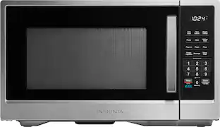 Ou 10:24 Time Cook Time Defrost Weight Defrost Power Clock Kitchen Timer Popcorn Potato Pizza Frozen Dinner Vegetable Beverage Plate P R 1 2 4 5 7 8 On on Stop Cancel 0 Power Memory e Saving 3 6 9 Start +30 Sec. INSIGNIA