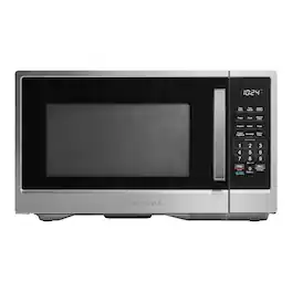 Insignia™ - 1.1 Cu. Ft. Countertop Microwave - Stainless Steel