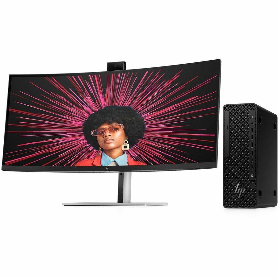 Alt View 2. HP - HP Z2 G1i Workstation - Intel Core Ultra 9 285 - 32 GB - 1 TB SSD - Small Form Factor - Black - Intel W880 Chip - Black.