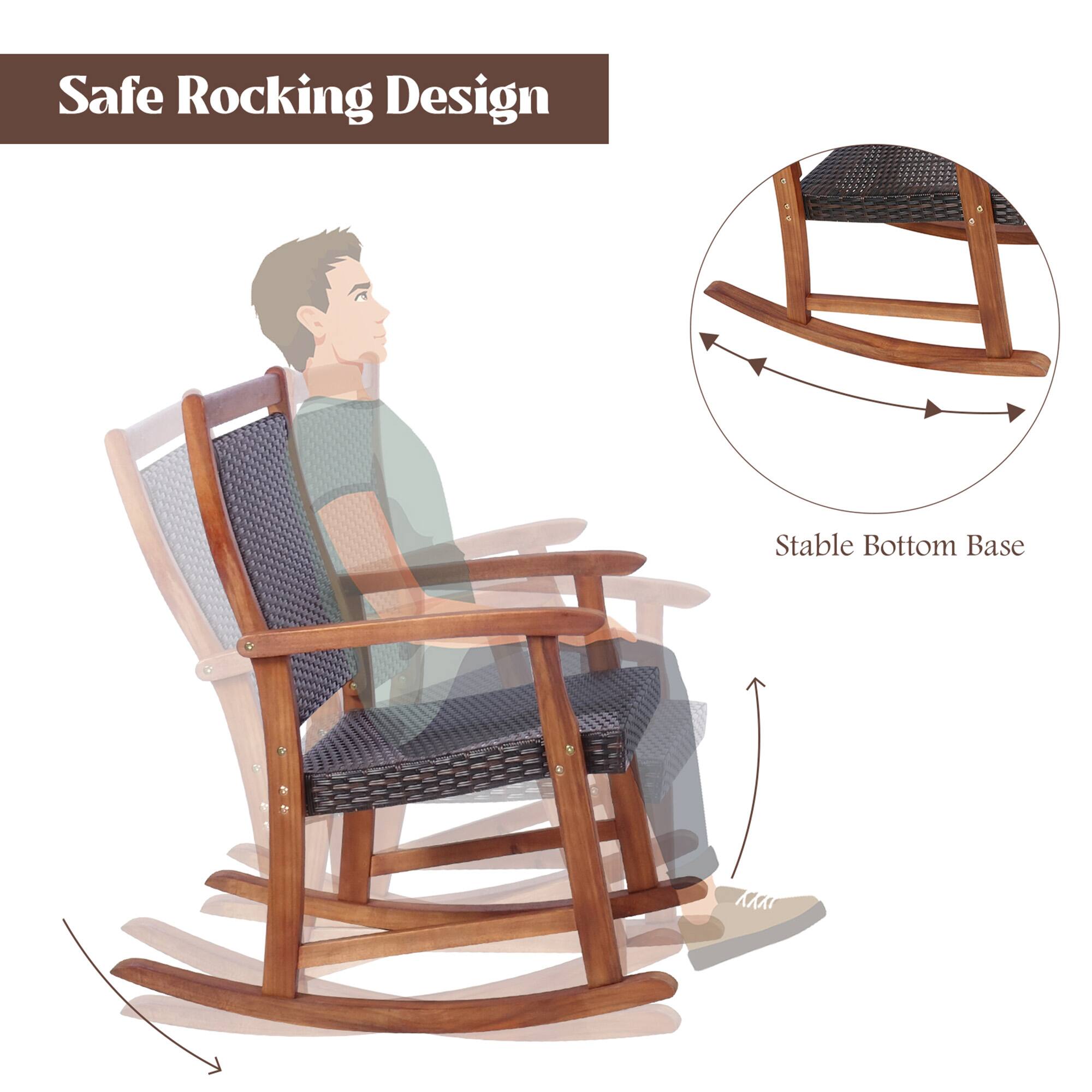 Safe Rocking Design

Stable Bottom Base