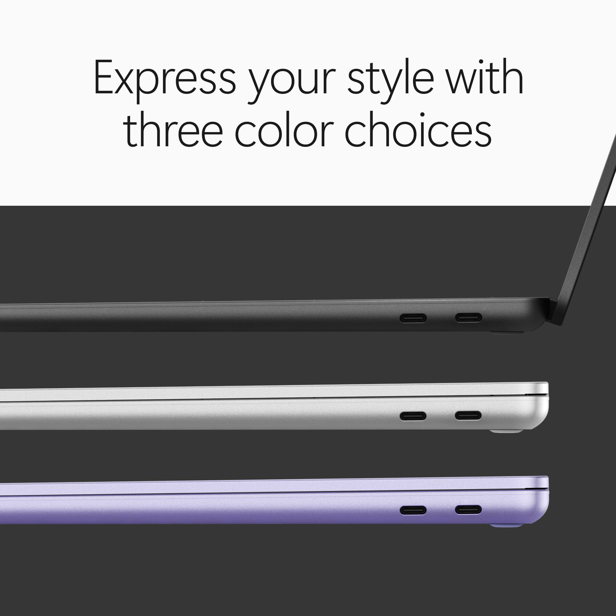 Express your style with three color choices