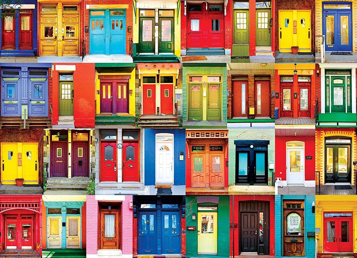 Cra Z Art Colorful Montreal Doors 1000 Piece Kodak Premium Jigsaw