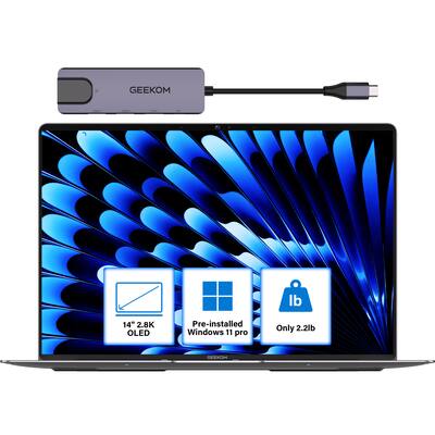 GEEKOM GeekBook X14 Pro Laptop, 2.8K 14 GEEKOM GeekBook X14 Pro Laptop, 2.8K 14