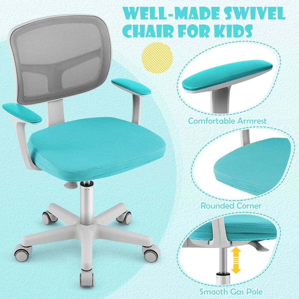 WELL-MADE SWIVEL CHAIR FOR KIDS

- Comfortable Armrest
- Rounded Corner
- Smooth Gas Pole