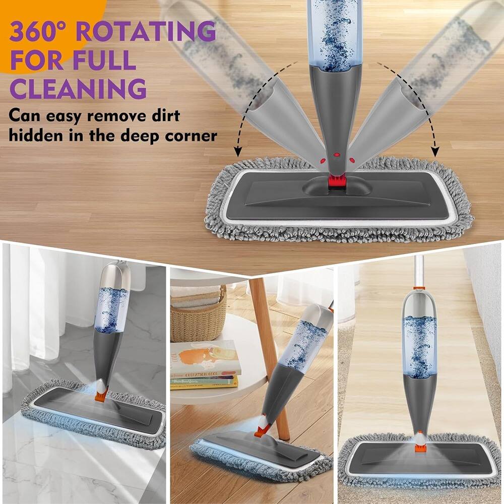 360° ROTATING FOR FULL CLEANING  
Can easily remove dirt hidden in the deep corner
