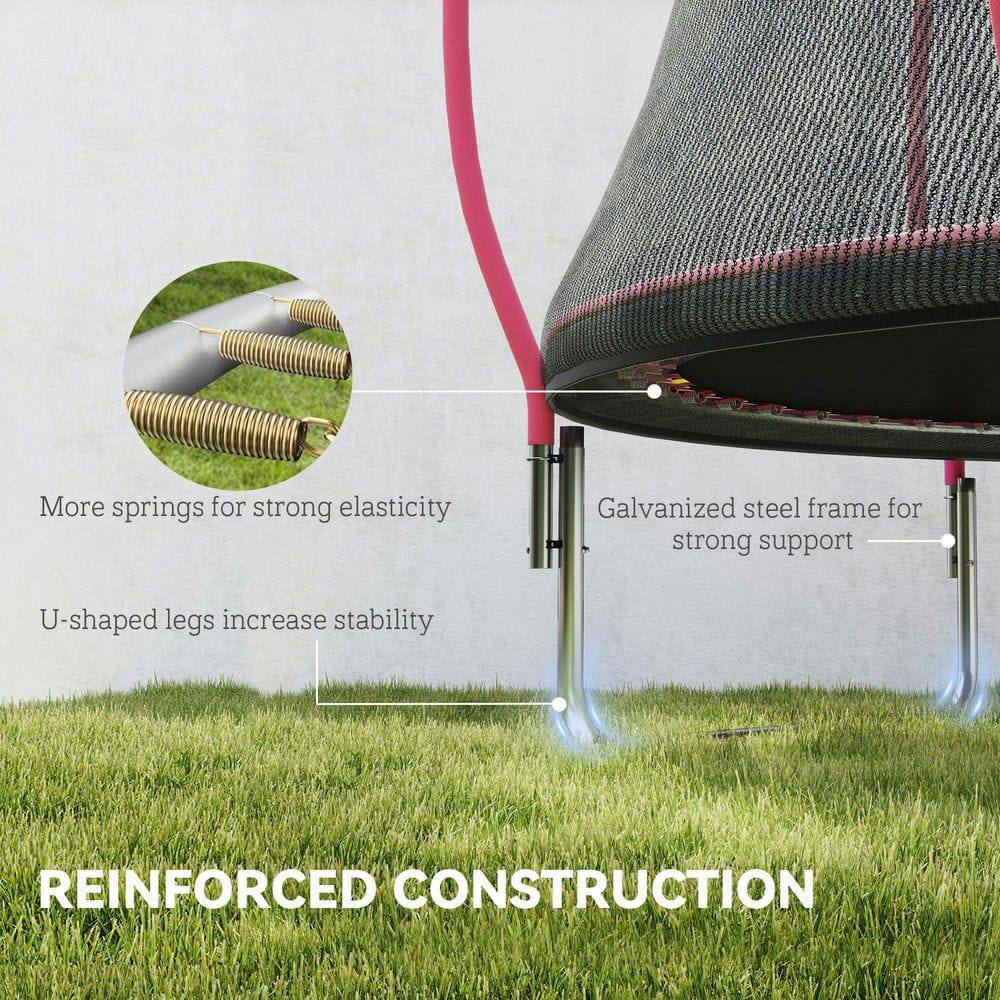 - More springs for strong elasticity
- U-shaped legs increase stability
- Galvanized steel frame for strong support

REINFORCED CONSTRUCTION