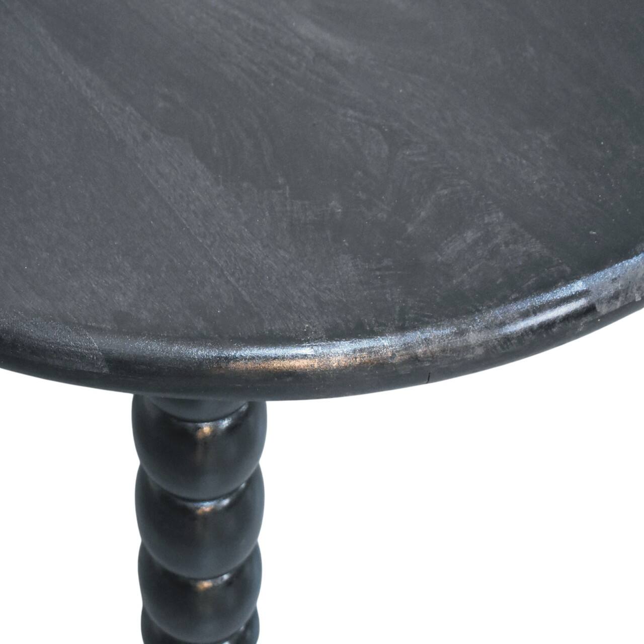 Alt View 3. Artisan Furniture - Artisan Furniture Solid Wood Spindle Eclipse Coffee Table, Black - Black.