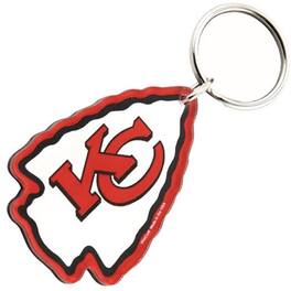 WinCraft - Kansas City Chiefs High Definition Logo Keychain - White