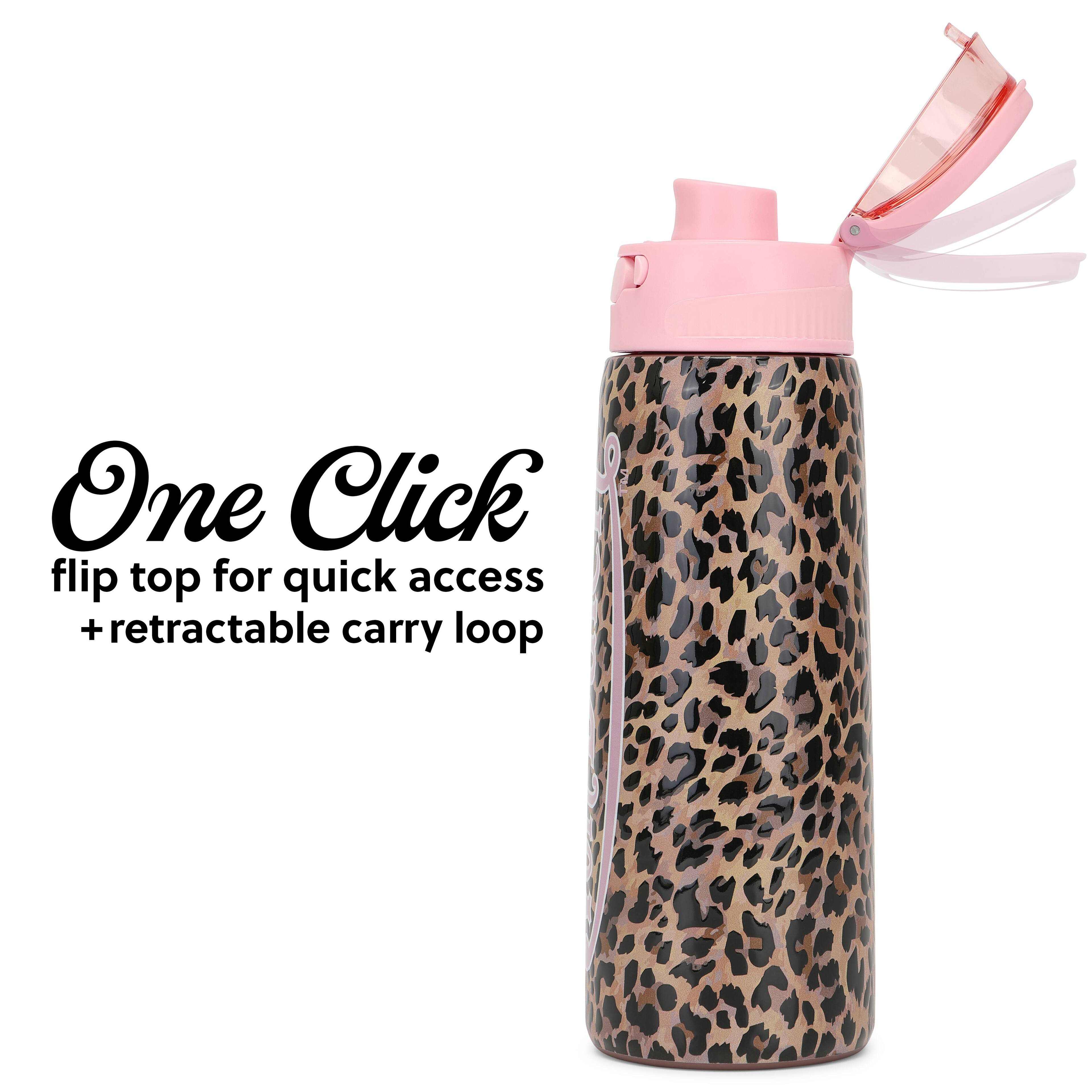 One Click flip top for quick access + retractable carry loop