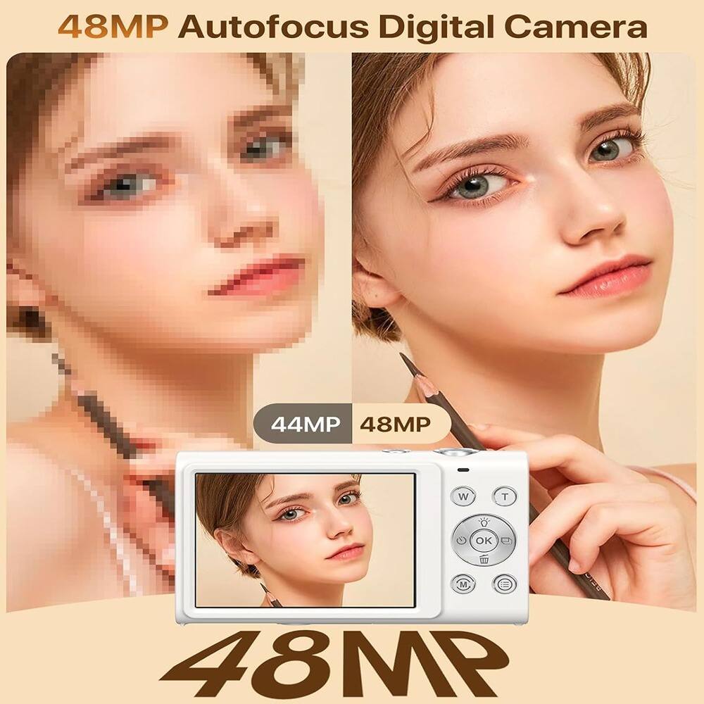 48MP Autofocus Digital Camera

44MP 48MP

48MP