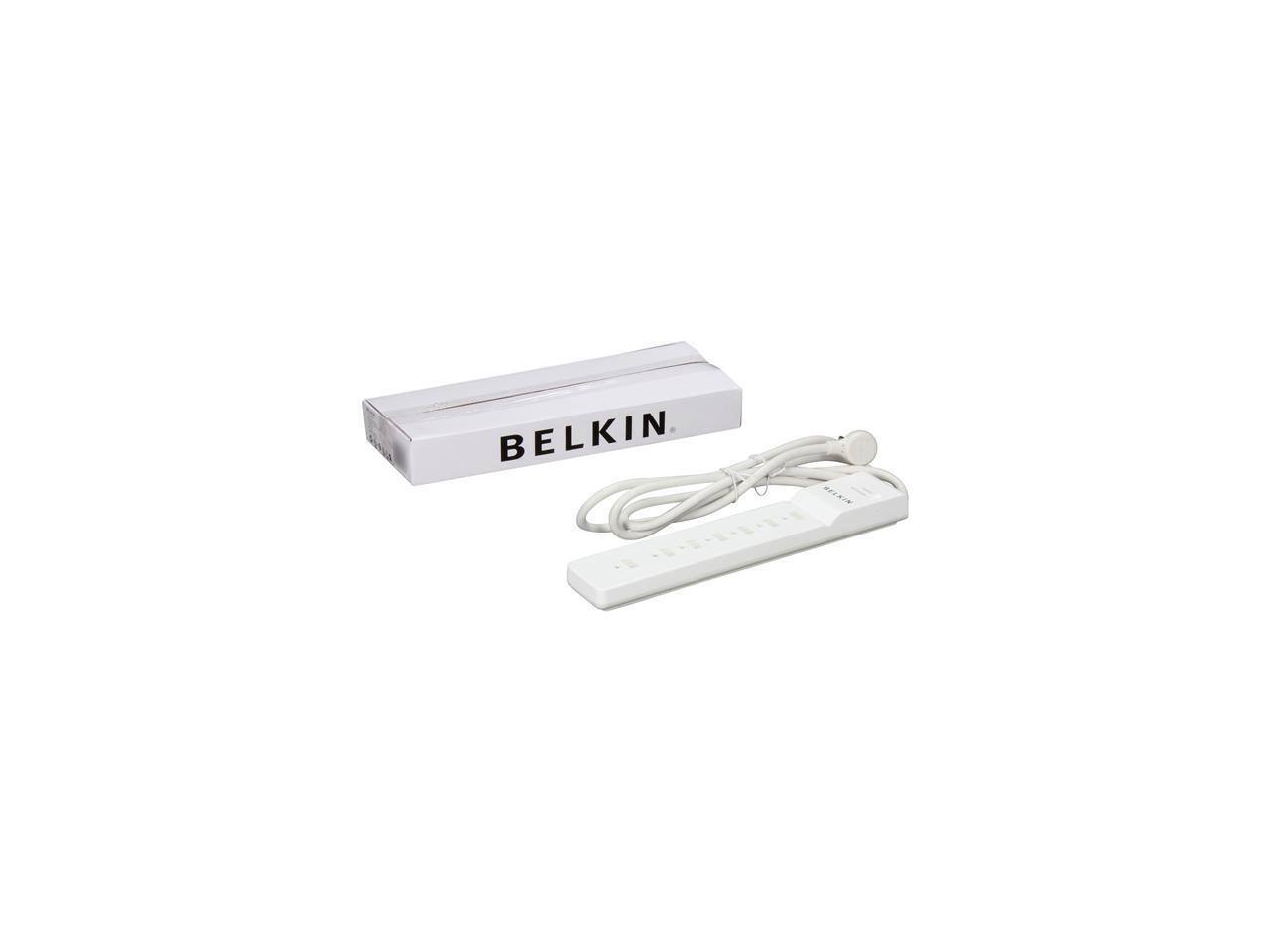 Alt View 3. Belkin - BELKIN BE107000-07-CM 7.0 Feet 7 Outlets 2160 Joules Surge Protector - Black.