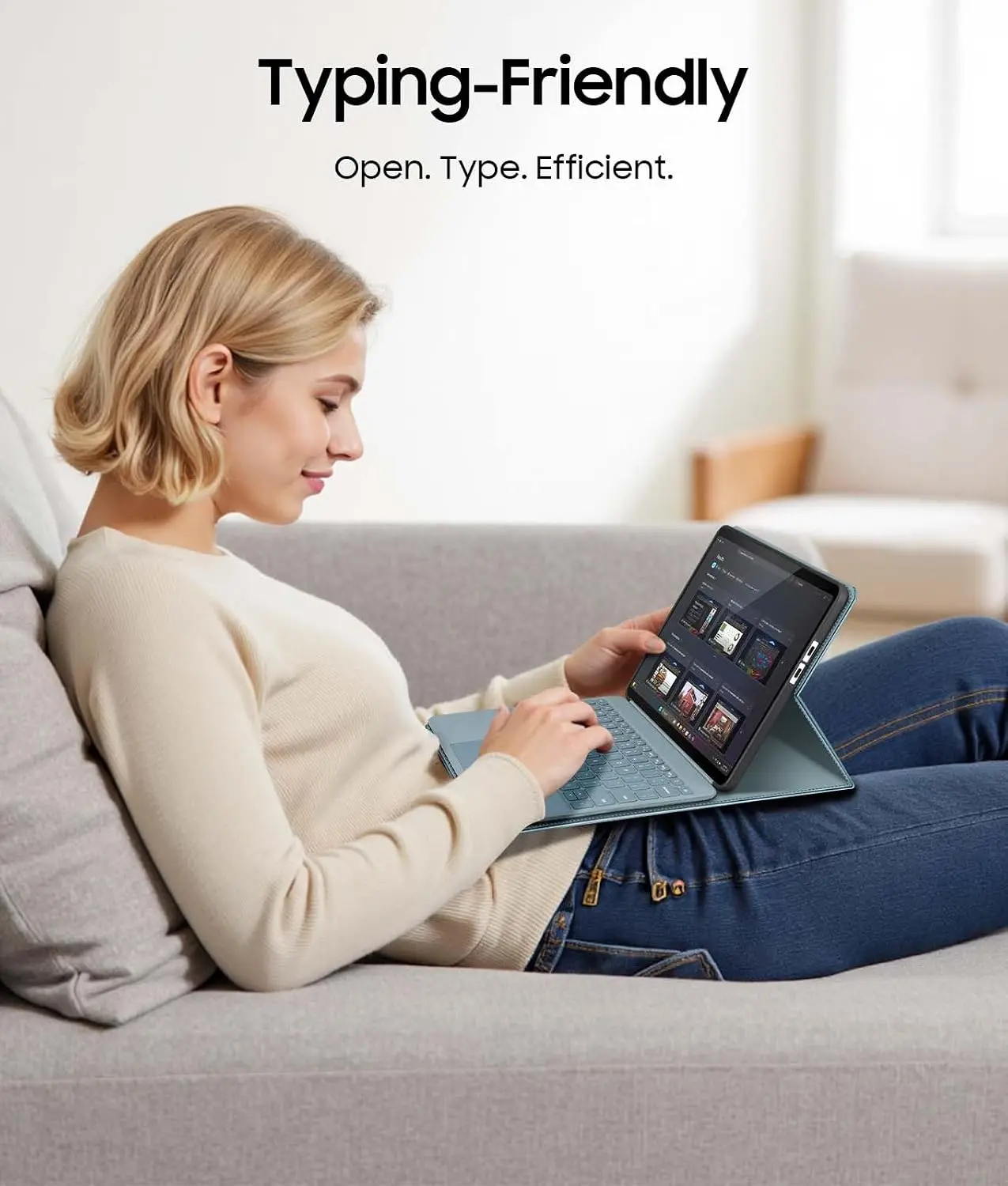 Typing-Friendly  
Open. Type. Efficient.