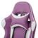Alt View 15. CorLiving - Ravagers Gaming Chair - Purple and White.
