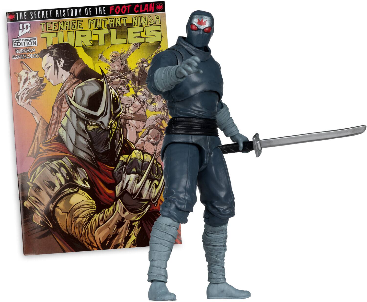 McFarlane Toys - Teenage Mutant Ninja Turtles - Page Punchers - Foot Soldier 5" Action Figure with - COLLECTIBLES
