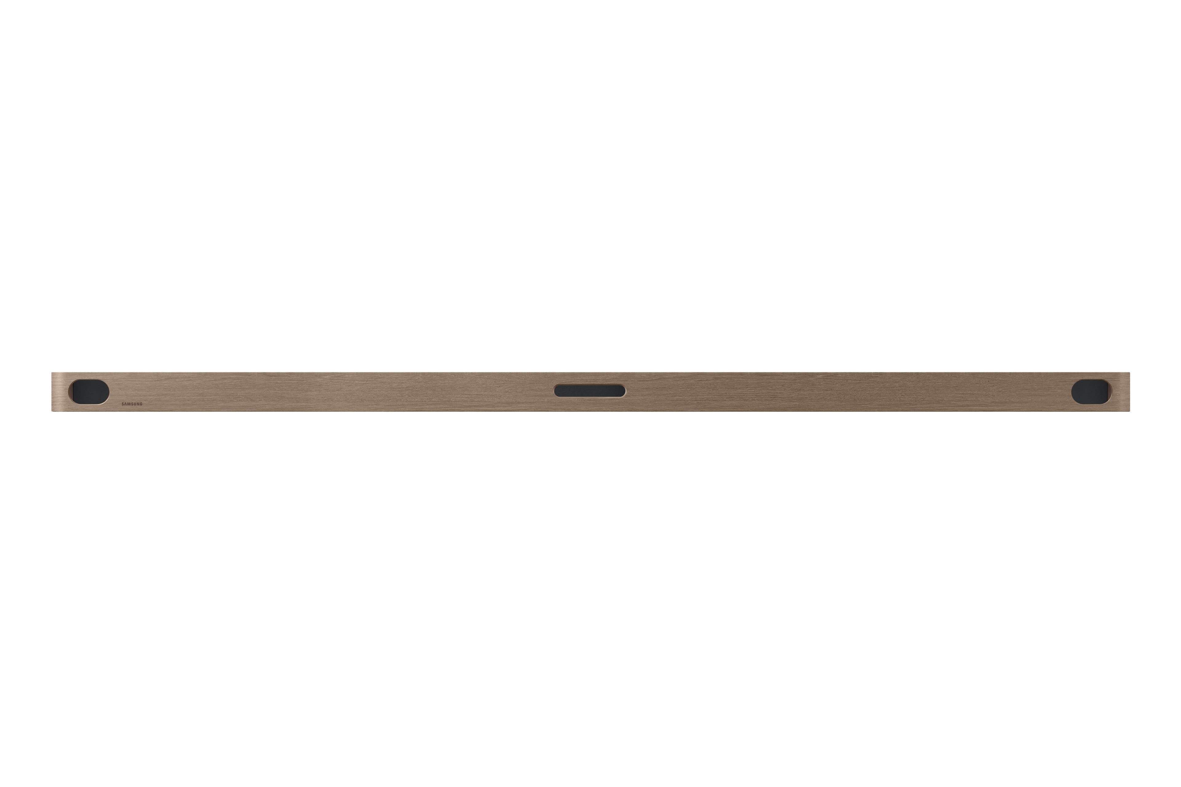 Samsung - Ultra Slim Soundbar Customizable Bezel - Teak - Front_Zoom