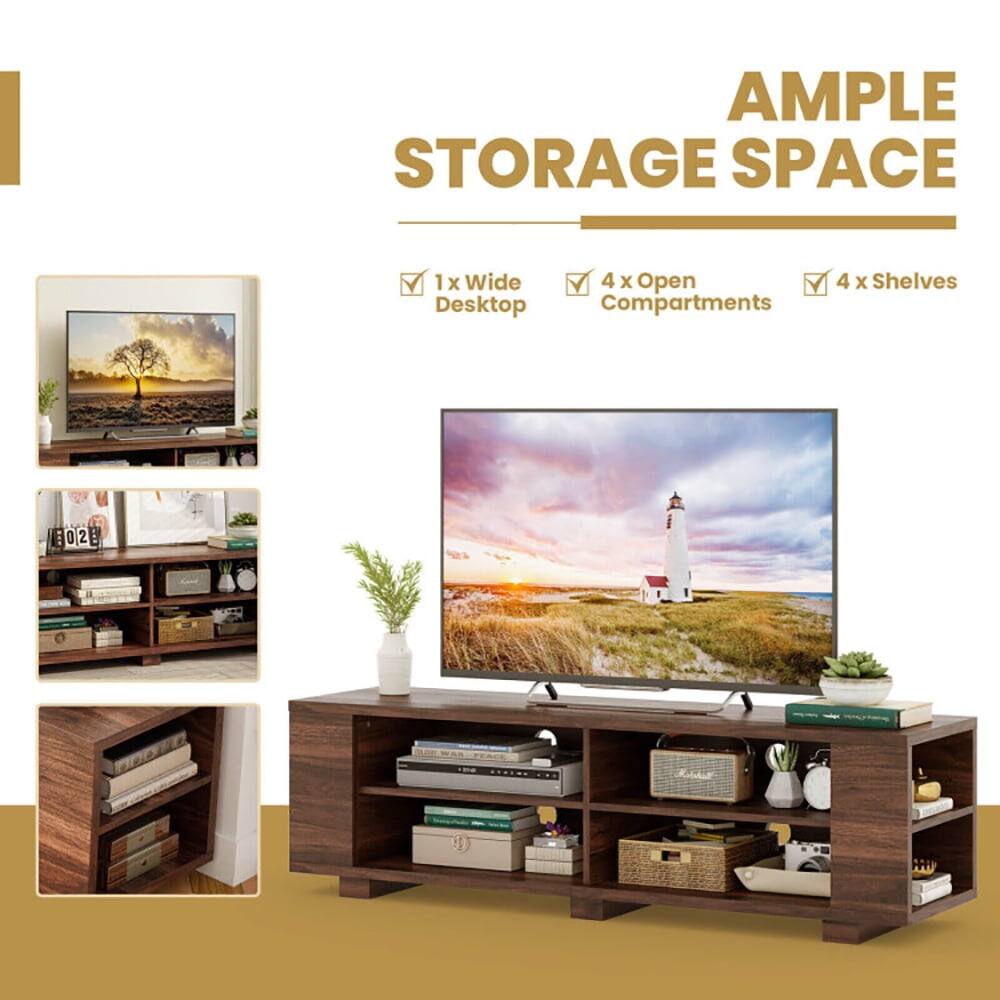 AMPLE STORAGE SPACE  
1x Wide Desktop  
4 x Open Compartments  
4 x Shelves